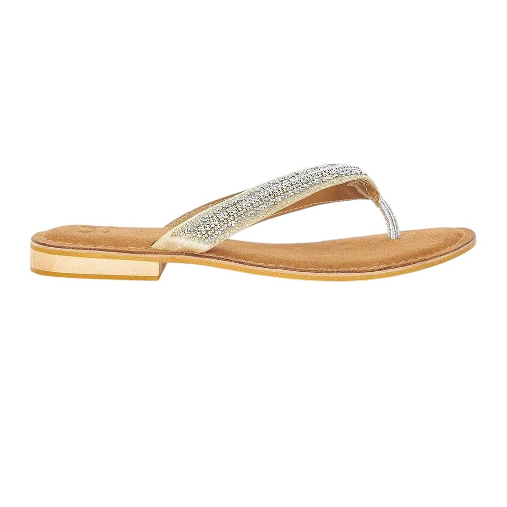 Dune London Damen Labyrinth Beaded Wildleder Sommersandalen