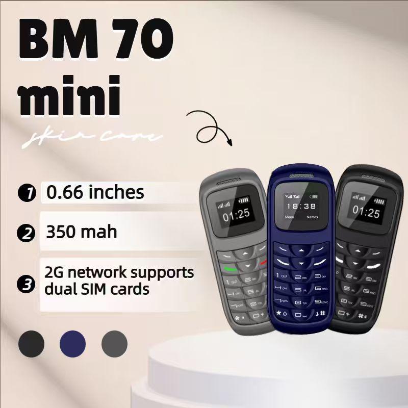 

Міні Bluetooth гарнітура Телефон - Мобільний телефон GSM Cross BM70 срібний