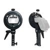 Universal Flash Bracket Mount Adapter with Hand Grip Adjustable for Speedlite Snoots Flash Softbox Photography Umbrella