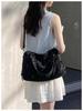 Stylish Large-Capacity Women's Tote: Versatile Solid Color Crossbody & Shoulder Bag