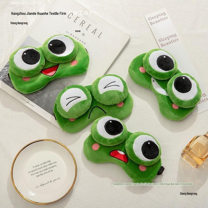 Funny Frog Eye Mask for Sleep and Fatigue Relief