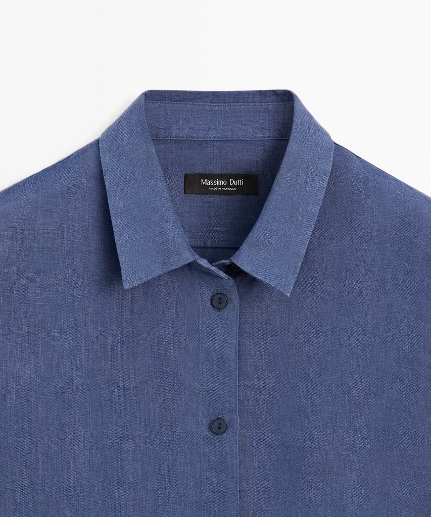 Masimodutti 100% Linen Loose Fit Shirt