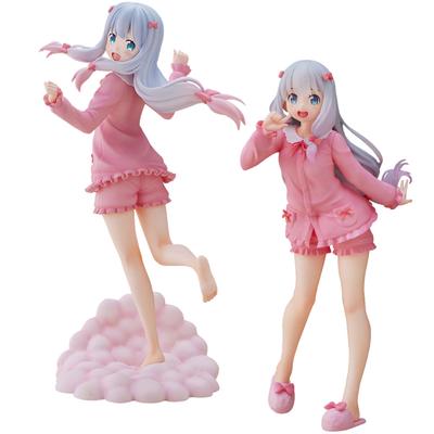 20CM Anime Izumi Sagiri Figur Rosa Pyjamas Actionfigur PVC Kawaii Jente Modell Skrivebordsornamenter Samling Dukker Leker Gaver