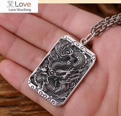 Chinese Style Senior Dragon Pendant Necklace Men 'S Classic Domineering Pendant