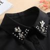 Women Detachable Collars  Diamond False Collar Ladies Fake Collar Decorative Neck Tie Women Necktie Party Gravatas Gifts
