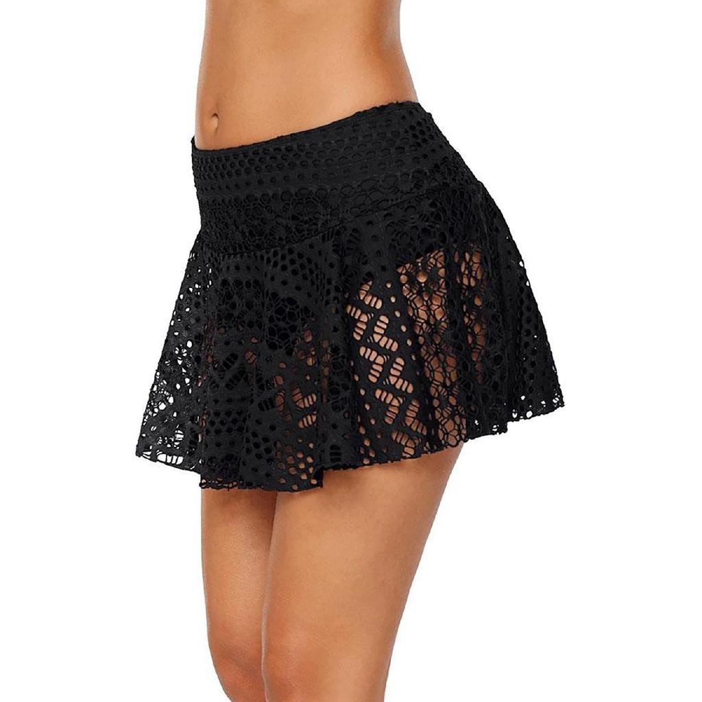 Lace Skirt Bikini Bottom