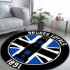 Tappeto Rotondo Stemma del Club Bruges Loyals 1891 Tappetino Circolare per Pavimento Calcio Belga Tappeto Arredo Casa Camera da Letto Tappeto per Fan Sportivi Sedia da Gaming