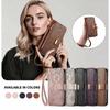 Phone Case For Google Pixel 9 Pro  / 9 Floral Leaf Pattern Multi Card Slots Zipper Leather Phone Cover with Wrist Strap