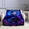 Movie John Wick printed Blankets Picnic blanket Flange Warm blanket Home travel blankets bed linings birthday gift