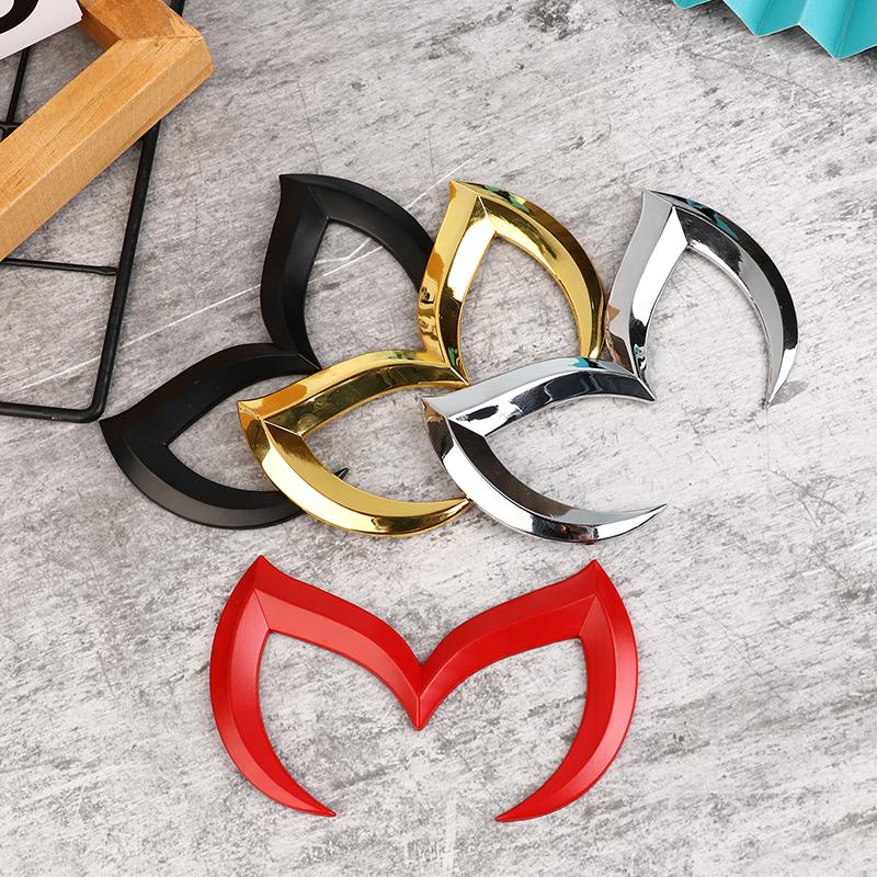 M Bat Zeichen Auto Aufkleber Dekoration Auto Schwanz Haube Aufkleber Embleme 3D Metall M Abzeichen Aufkleber Böse Emblem Schwarz Silber