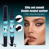 Qianxiu Double Ended Stamp Eyeliner Waterproof Sweatproof Non Smudging