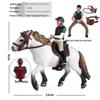 Cross-Border Farm Animal Model Set: Chicken, Dog, Cat, Donkey - Early Education Toy