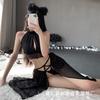 Sexy Perspective Small Chest Pajamas Erotic Underwear Female Passion Lace Seduction Suit Pure Desire Nightdress 68