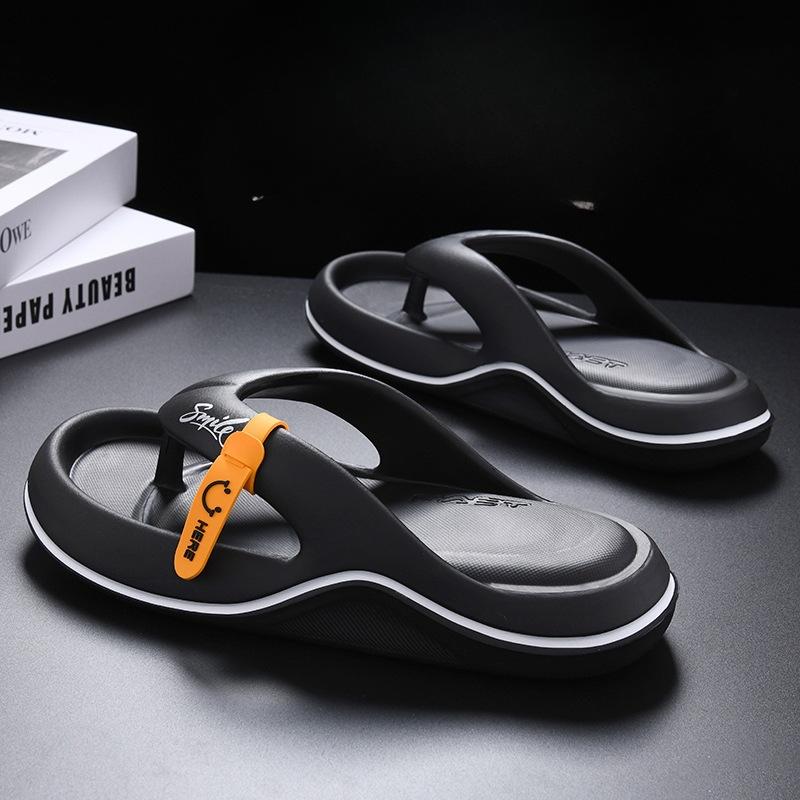 Fashion High Quality Thick Sole Men's Slippers Sandalias Summer Outside Eva Heeled Women's Sandals Slides Women's Slippers Flip Flops