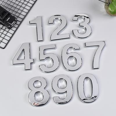 Charm Apartment Home 3.5cm Door Letters Street for Door Family Numeral Plate Hotel 3D Digits Address Number