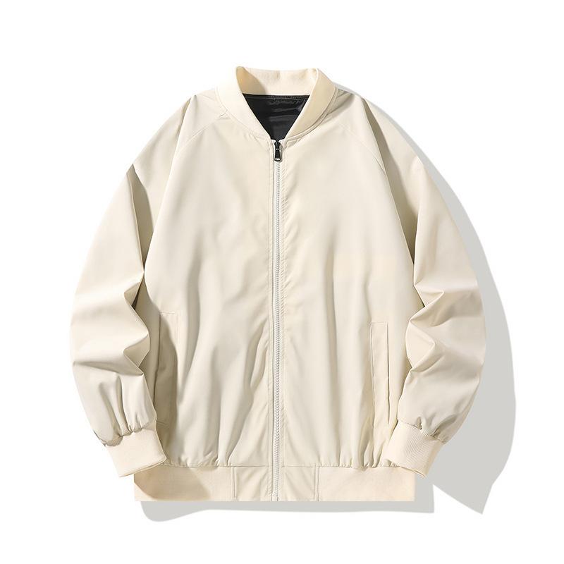 New Jacket Jacket Men's Spring and Autumn Trendy Brand Versatile Loose Baseball Collar Fashion Casual Top