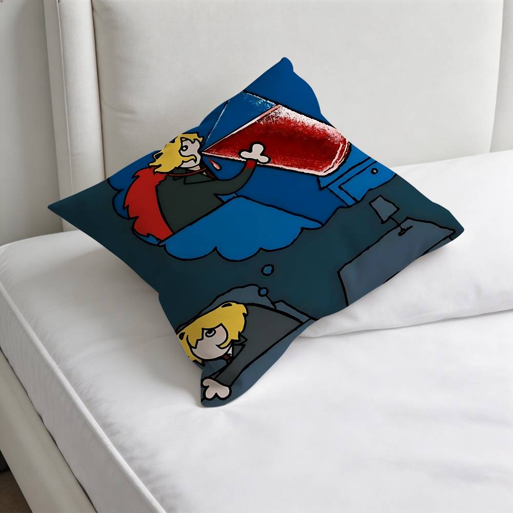 Hot Game LLimbus Company Square Pillow Case Soft Decorative Throw Pillow Cover for Home Sofa Bed