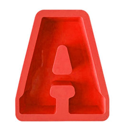 Epoxy Mold Reusable Anti-deformed Easy Demoulding Non-stick Flexible DIY Irregular Form Capital Letter Candle Stencil for Party