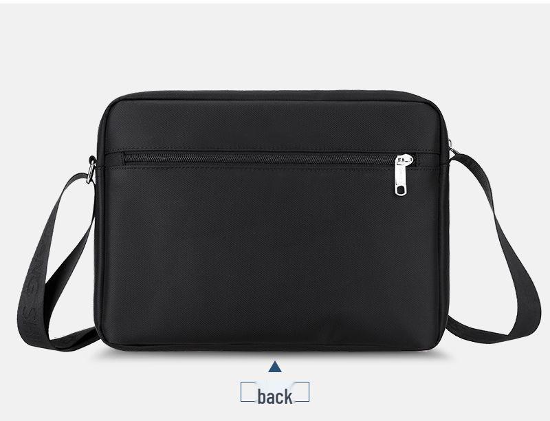 Men's Waterproof Korean Style Oxford Cloth Crossbody Shoulder Bag - Business Casual Small Backpack