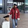 Couple's 2025 New Short Patched Down Cotton Jacket, American Trendy Brand Thickened Bread Jacket, Loose Women's Coat