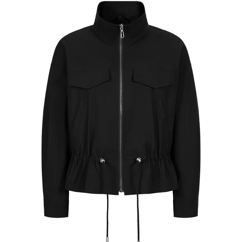 Легкая женская куртка JZ ANNACCO с кулиской на талии и воротником-стойкой L