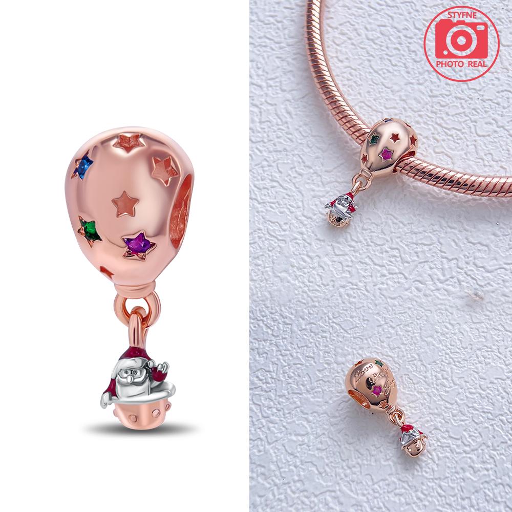 Ruby Openworkair Balloon Pendant Copper Colors For Charms Copper Colors Original Bracelet For Jewelry Making