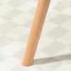 Bedroom Armchair In Tufted Velvet and Wooden Legs, 66x76x98cm, Multicolour