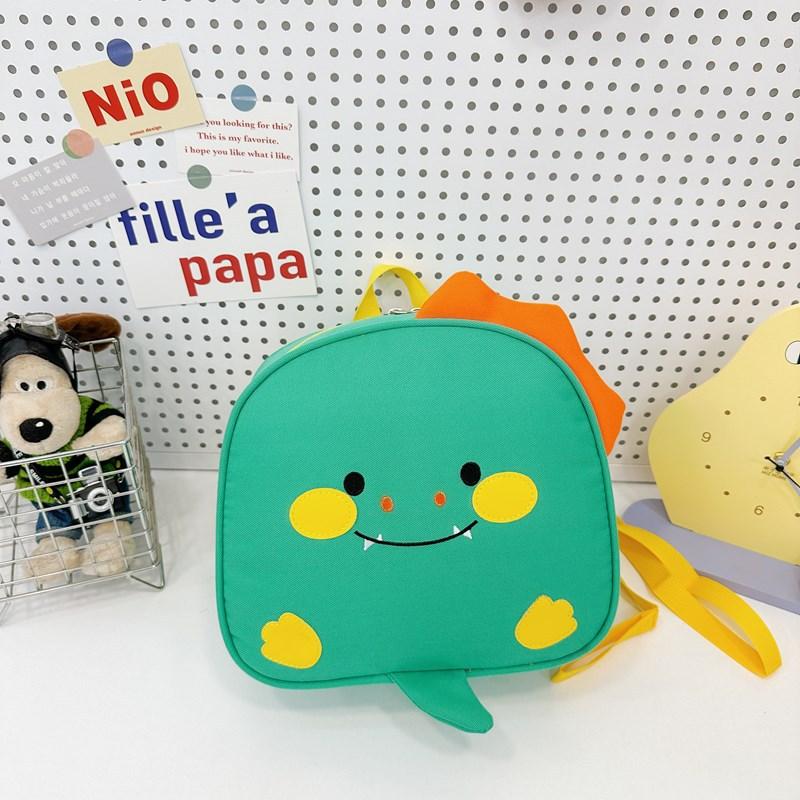 School Bag New School Bag Boys and Girls Cute Cartoon Shoulder Back Casual Snack Bag Size