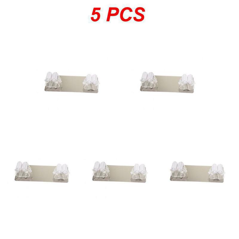 1~10PCS Self Adhesive Multi-Purpose Hooks Wall Mounted Mop Organizer Holder RackBrush Broom Hanger Hook Kitchen Bathroom Strong
