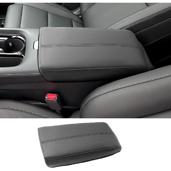 

2025 2026 Накладка на центральную консоль Murano для Nissan Murano (SV/SL/Платина), Водонепроницаемый и удобный кожаный чехол на подлокотник 2026 2025 Аксессуары Murano чёрный