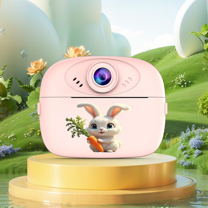 

HD Print Camera Cute Creative Thermal Paper Instant Print Photo Video Outdoor Travel Camera Support Memory Card 1G Card
