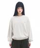 AMES-WORLDWIDE Basic Small Logo Sweatshirt Oatmeal