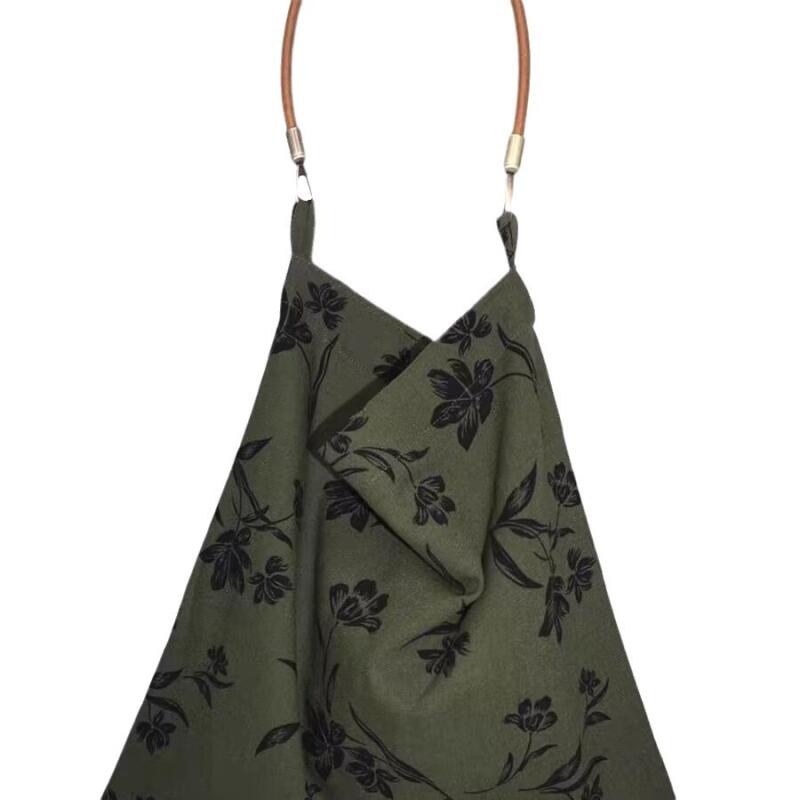 Fashion Tote Bags Women's Bags New Canvas Print Bag Niche Leisure Versatile High Capacity Retro Korean Niche Trend Shoulder Bags