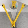 2-in-1 Manual Standing Seam Tool Sheet Metal Bender 90°&180° Double Fold Mechanical Lock Jaw Width 6 Inches Suitable for Panel