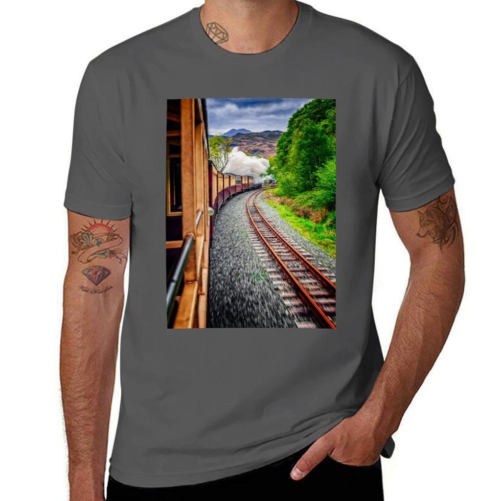 Welsh Highland Railway Tshirt T Shirt For Unisex Cotton Tshirt 100 Tshirt