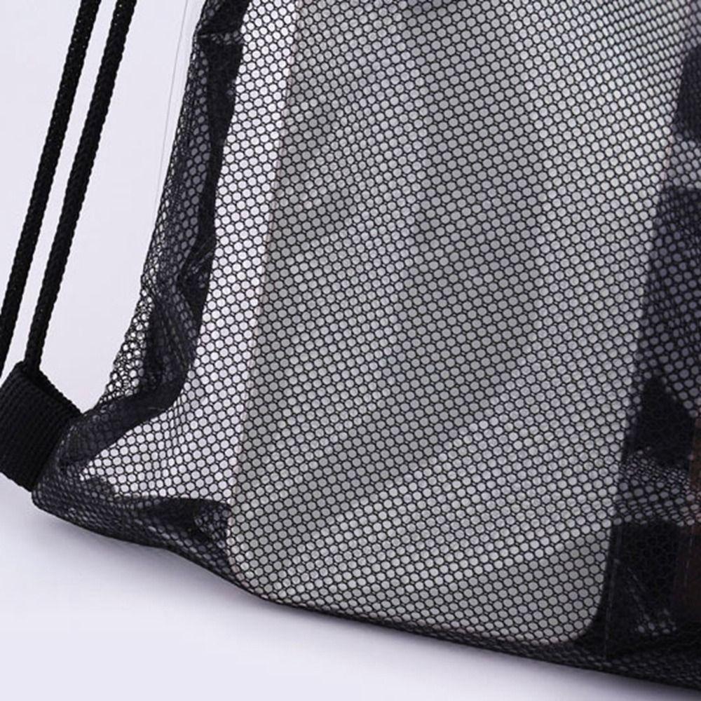 Large Capacity Drawstring Backpack Waterproof Travel Storage Bag PVC Transparent Bag Lightweight Shoulders Bag Jelly Bag Women