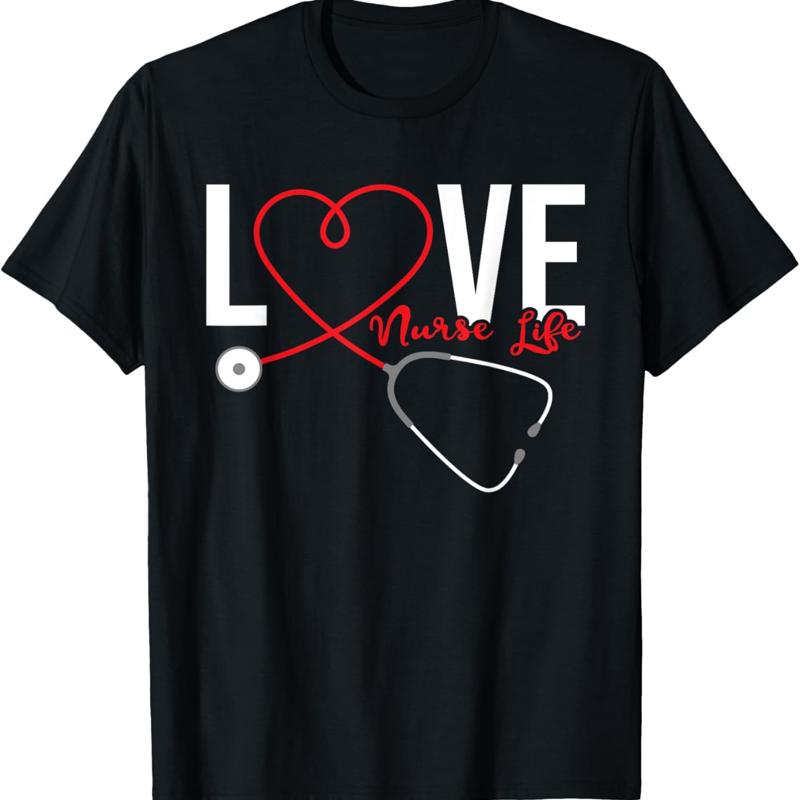Love Nurse Life Registered Nursing Rn Healthcare T Shirt S разноцветный