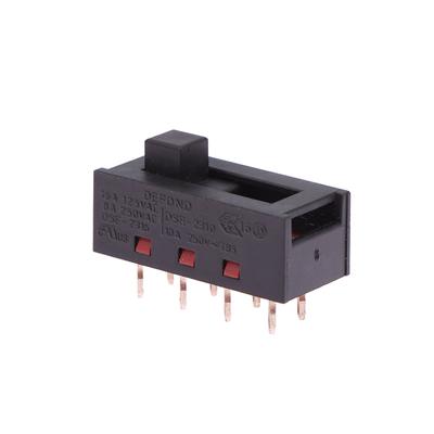 Dse-2310 Pointed Pins 8 Feets 3 Files 8A250V Toggle Switch Black Slide Switch For Hair Dryer Parts