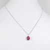 Emerald, Ruby, and Sapphire Necklace Pendant: 3240 (Ruby) - 2 carats each of the three major gemstones.