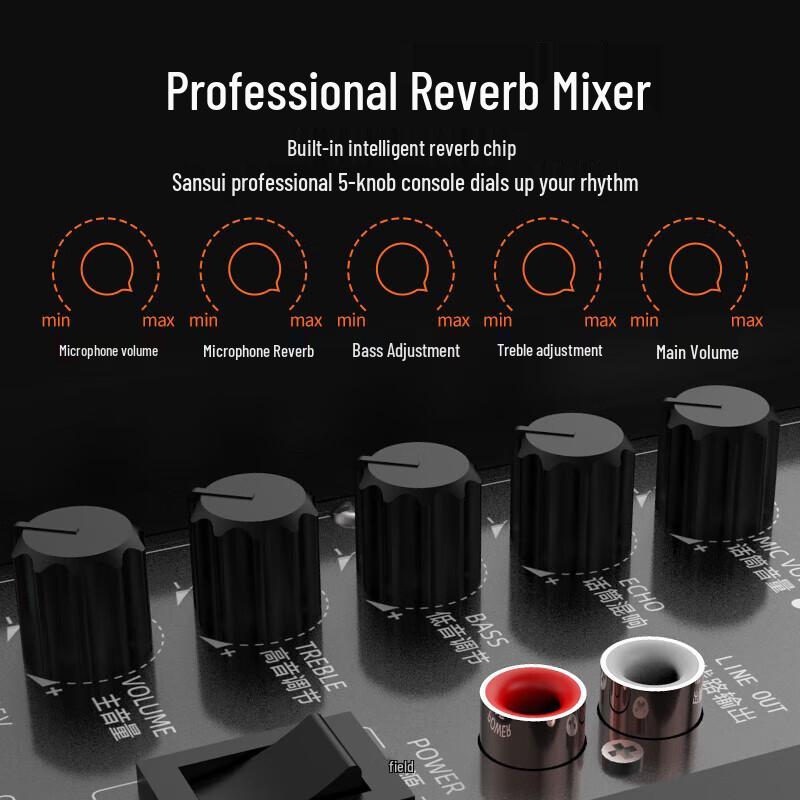 Sansui MK15-08 Portable Outdoor KTV Bluetooth Speaker CN plug (adapter included)