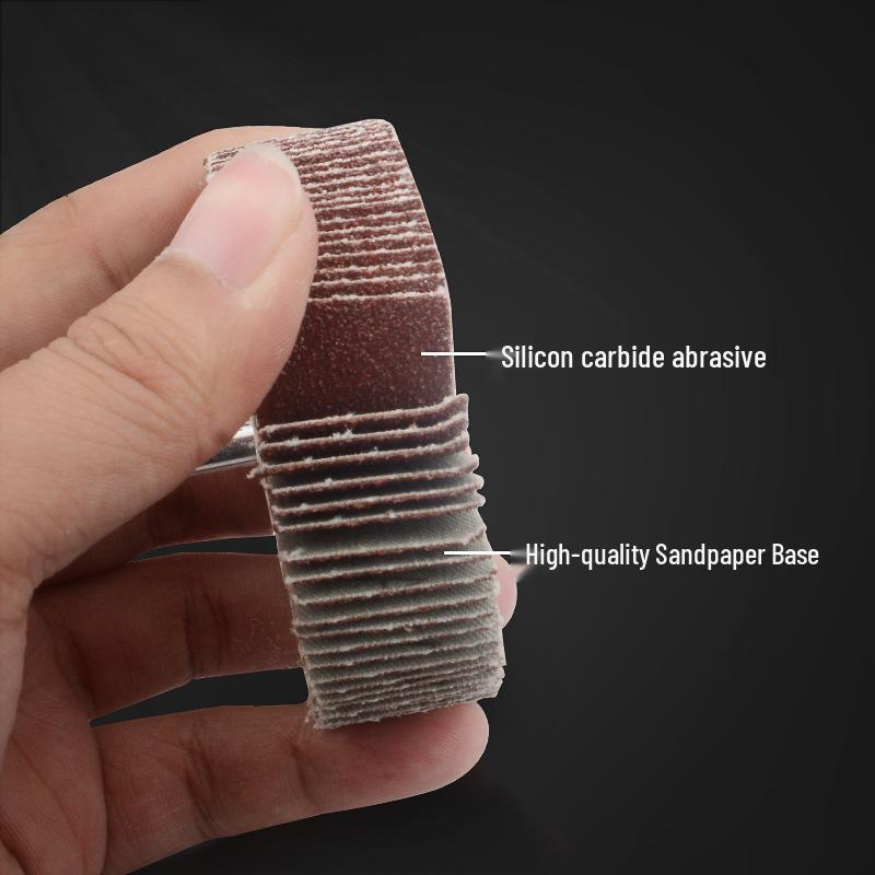 Enhanced 6mm Shank Flap Wheel for Rust Removal - Sandpaper Sand Cloth Grinding and Polishing.