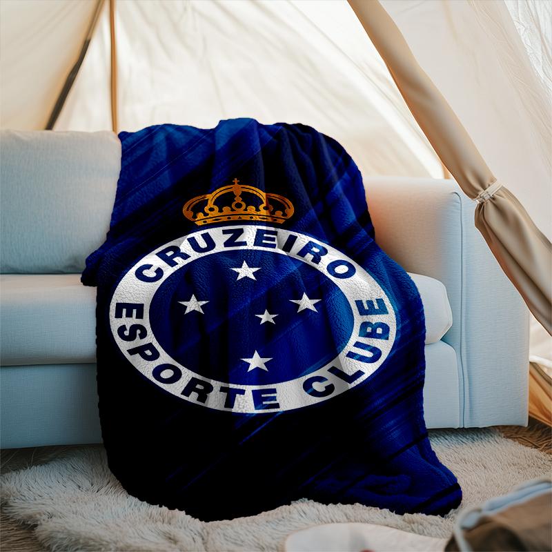 1PC Fc Esporte Printed Soft Flannel Blanket Throw for Adult Bedroom Living Room Sofa Camping Travel Fan gifts Christmas Gifts