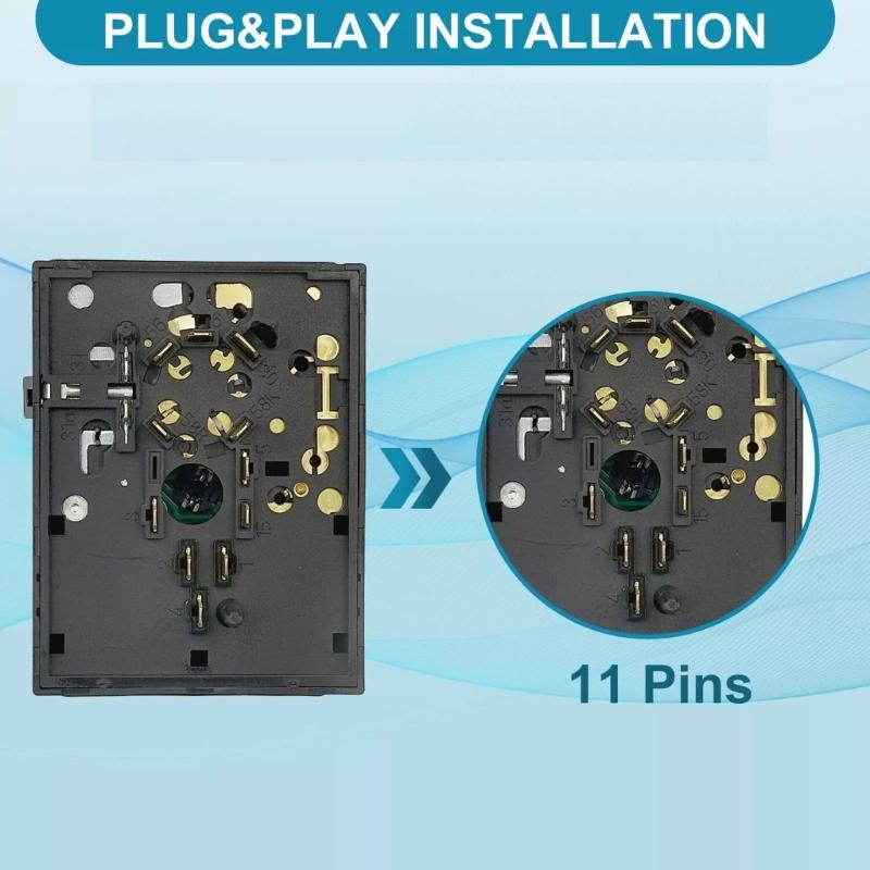 Auto Accessories for 1995-2003 Headlight Fog Lamp Main Light Switch Control 6240097 Head Lamp Control Switch