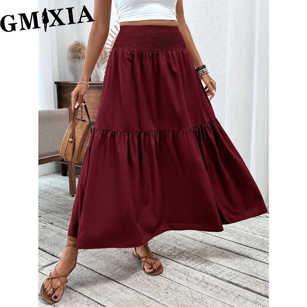 GMXIA Women's Fashion Leisure Casual Summer Spring Skirt
