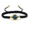 Handmade European-American Year of the Tiger Blue Sapphire Red String Bracelet - Stylish Couple's Gift