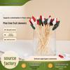 Custom Disposable Bamboo Fruit Skewers - Creative Dessert Art