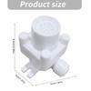 ABS Water Pressure Reducing Valves High Efficiency Water Flows Regulator Valves Easy To Install For Home Reverse Osmosis