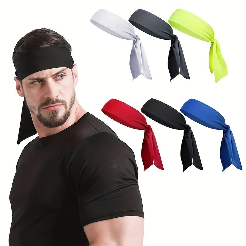 Sports Headband Breathable Quick Dry Sweat-Wicking Yoga Fitness Gym Hairband Running Tennis Volleyball Badminton Sweatband