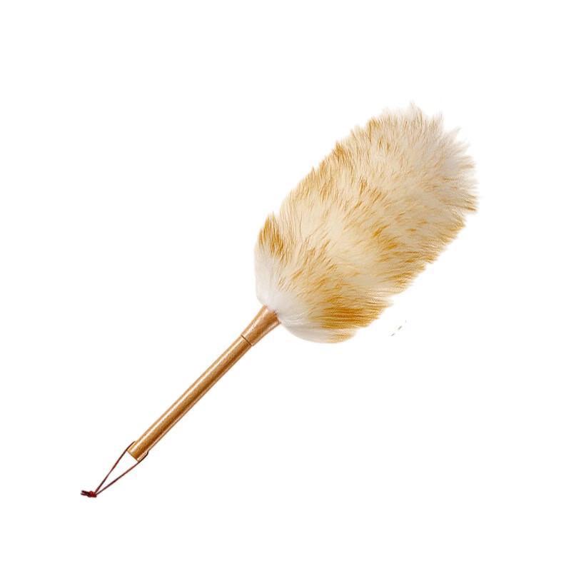 Electrostatic Imitation Wool Duster with Beech Wood Handle