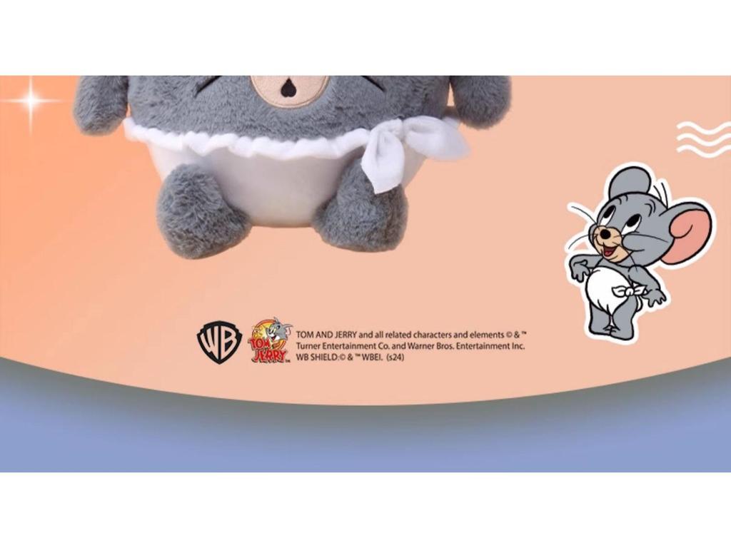 Original HUGKIS Tom & Jerry Tuffy Maus Plüschtier Kissen